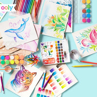 OOLY waterverf brush stiften 18 stks 6 jr+