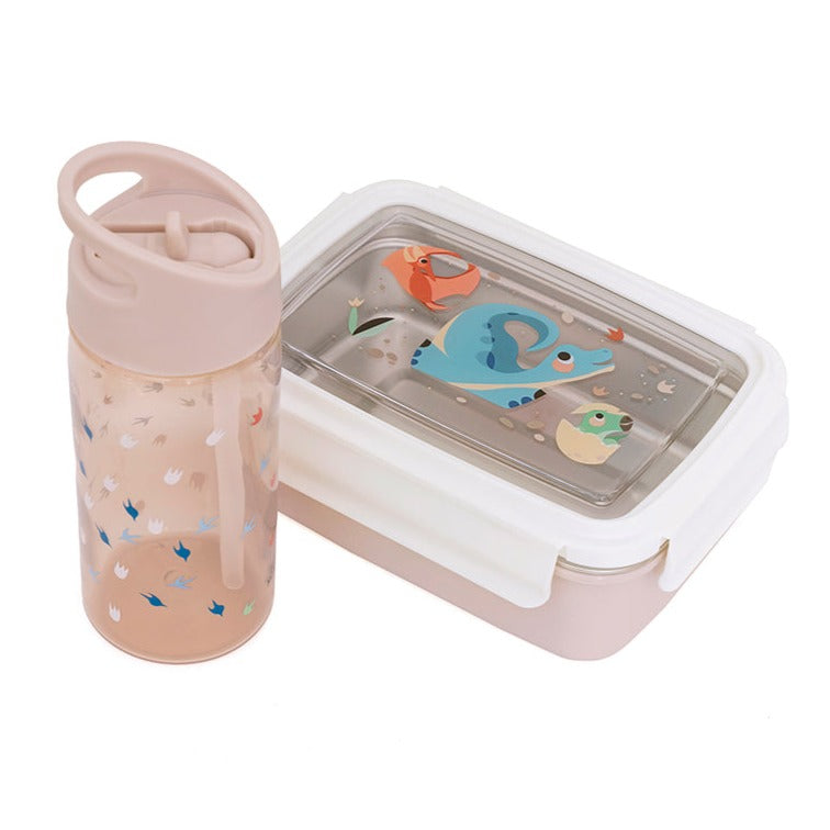 Petit Monkey broodtrommel bento dinosaur PP + tritan + RVS