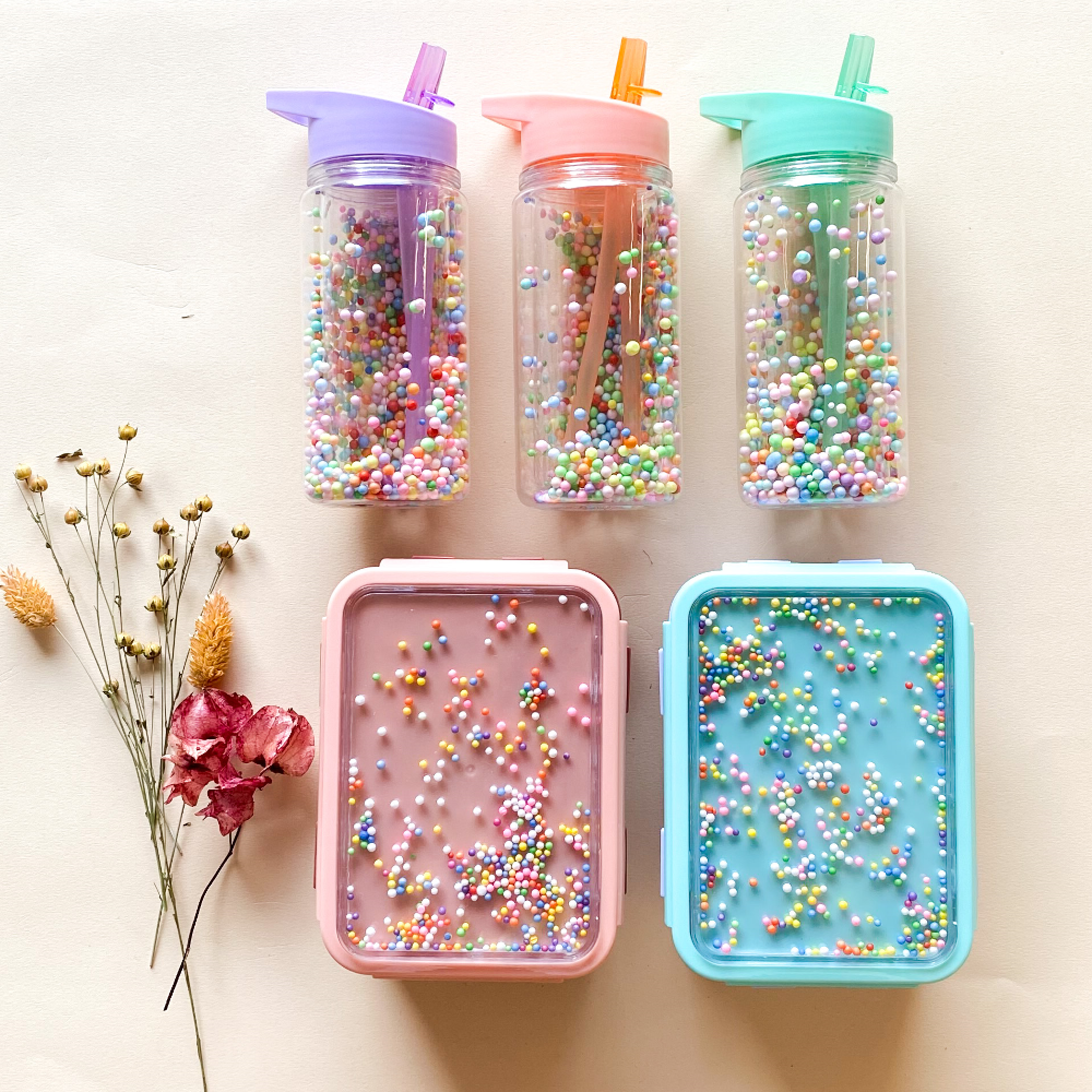 Petit Monkey broodtrommel popsicles desert rose
