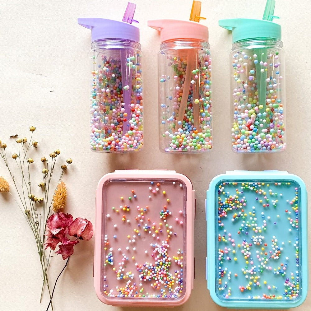 Petit Monkey broodtrommel popsicles wild lilac PP + tritan