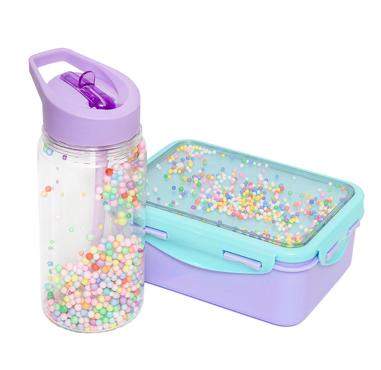 Petit Monkey drinkfles macaron popsicles lilac