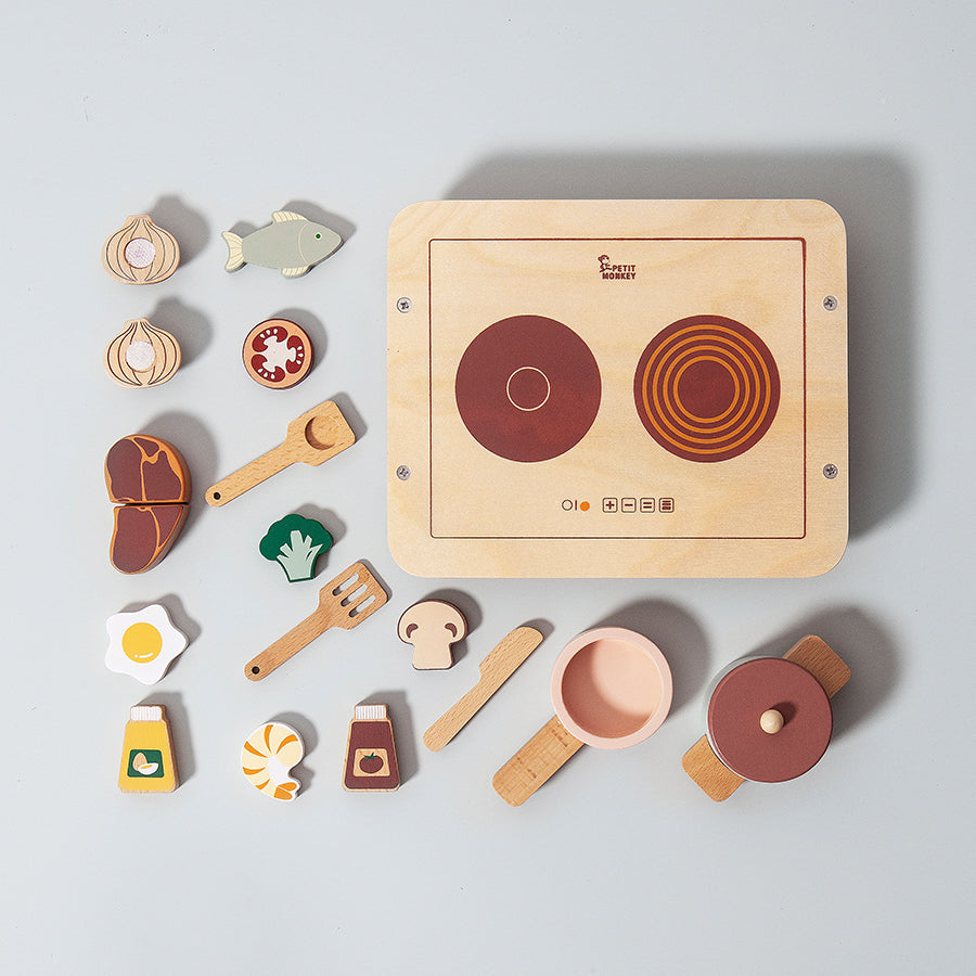 Petit Monkey houten kookset 3jr+