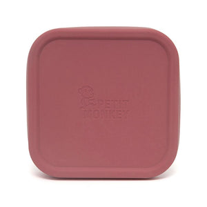 Petit Monkey lunchbox RVS Lucy mahogany 12x12