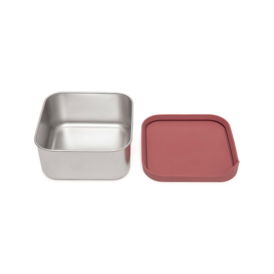 Petit Monkey lunchbox RVS Lucy mahogany 12x12
