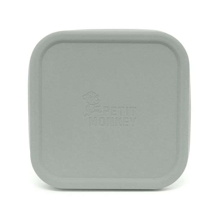 Petit Monkey lunchbox RVS Lucy sage 12x12