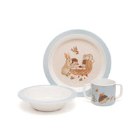 Petit Monkey melamine bakje animal craddle blue