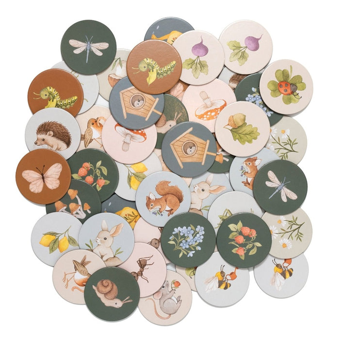 Petit Monkey memo spel A day in the garden 48 stks / 3jr+