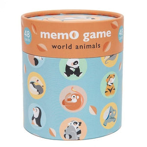 Petit Monkey memo spel World animals 48 stks / 3jr+