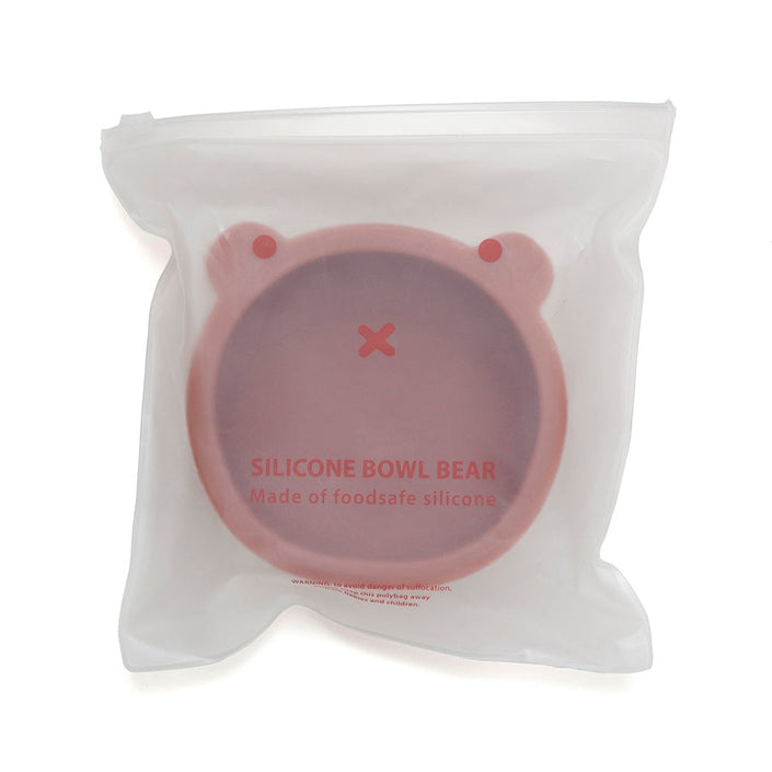 Petit Monkey siliconen bakje bear mahogany rose