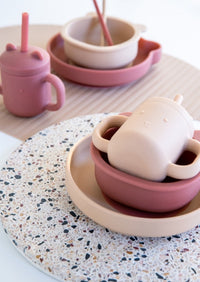 Petit Monkey siliconen bord bear honey