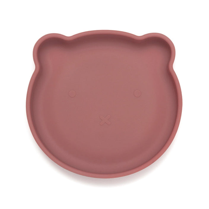 Petit Monkey siliconen bord bear mahogany rose