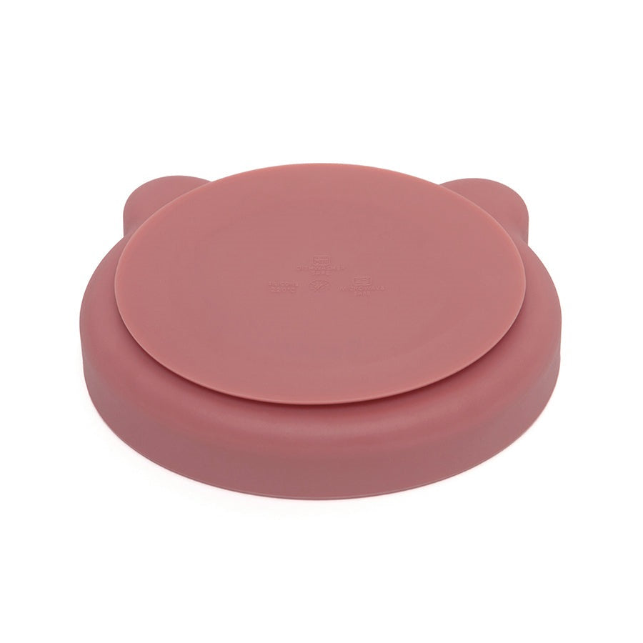Petit Monkey siliconen bord bear mahogany rose 8719244225910