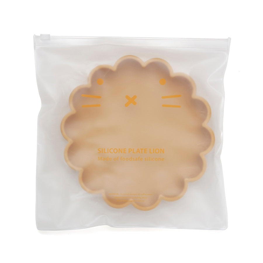 Petit Monkey siliconen bord lion ochre SP6-R