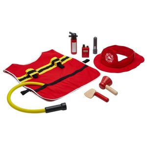 Plan Toys brandweer set 3 jr+