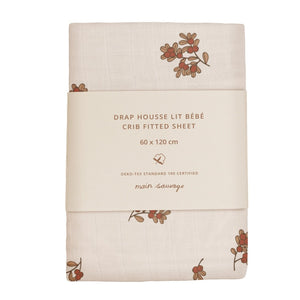 Main Sauvage hoeslaken airelles 60 x 120