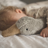 Senger Naturwelt warmte knuffel gans grijs groot 2 mnd+