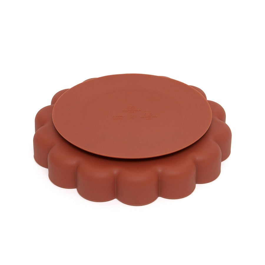 Petit Monkey siliconen bord lion baked clay 8719244225972