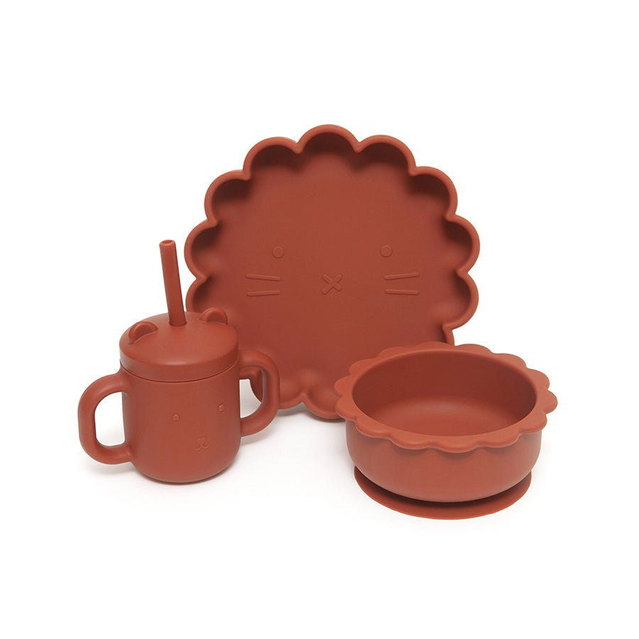 Petit Monkey siliconen bord lion baked clay SP4-R