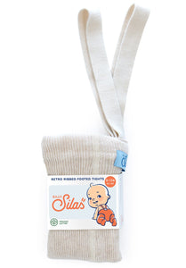 Silly Silas maillot met voetjes katoen cream 6-12 m