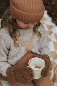 Silly Silas maillot zonder voetjes wol cappuchino 6-12 m