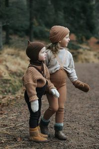 Silly Silas maillot zonder voetjes wol cappuchino 6-12 m