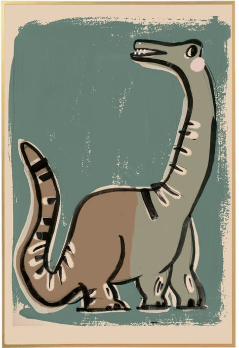 Studio loco poster Dino green 50 x 70 cm
