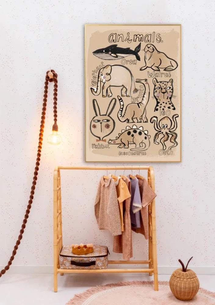 Studio loco poster animal collection 50 x 70 cm kopen
