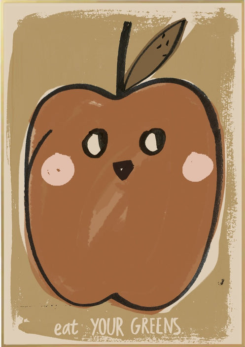 Studio loco poster eat your greens 50 x 70 cm