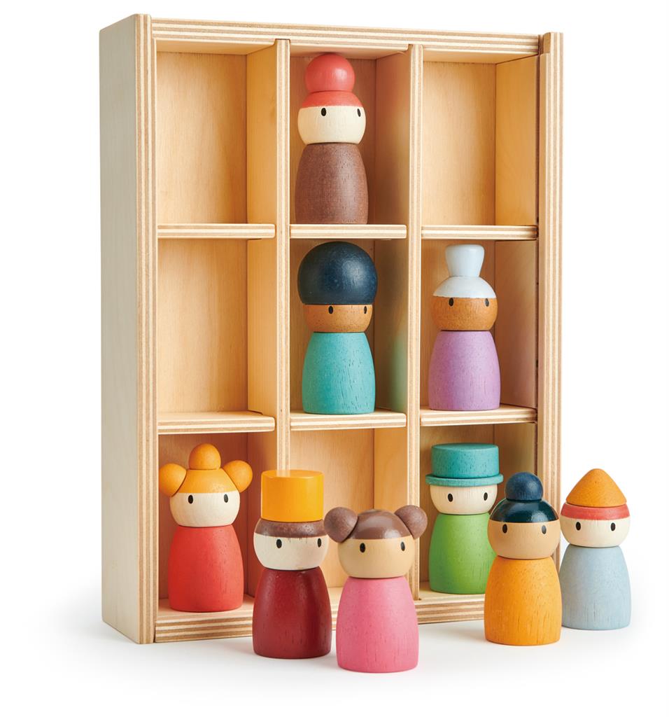 Tender Leaf Toys hotel Happy folk 3jr+ 191856083702