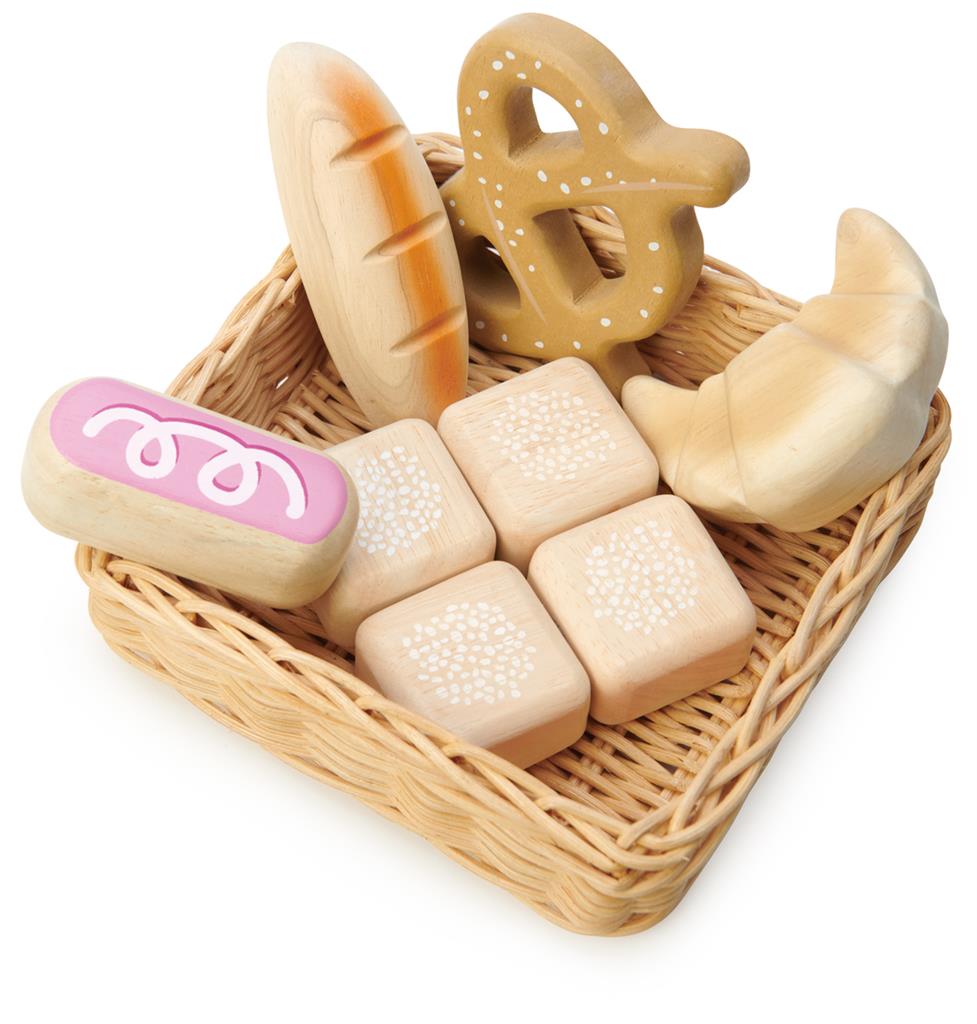 Tender Leaf Toys mandje met brood 3jr+