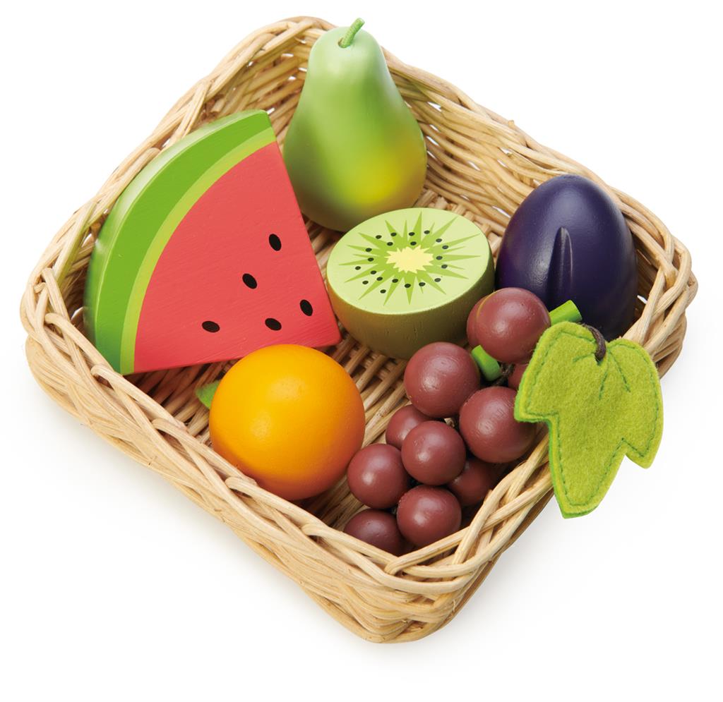 Tender Leaf Toys mandje met fruit 3jr+