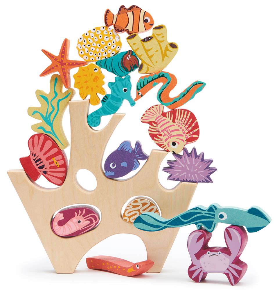 Tender Leaf Toys stacker koraalrif 18 mnd+ 191856084105