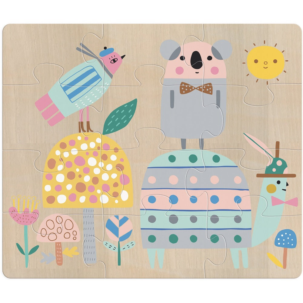 VILAC 4 houten puzzels Suzy Ultman 2 jr+