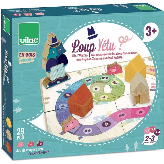 VILAC spel Wolf en de 3 biggetjes 3 jr+ 2739