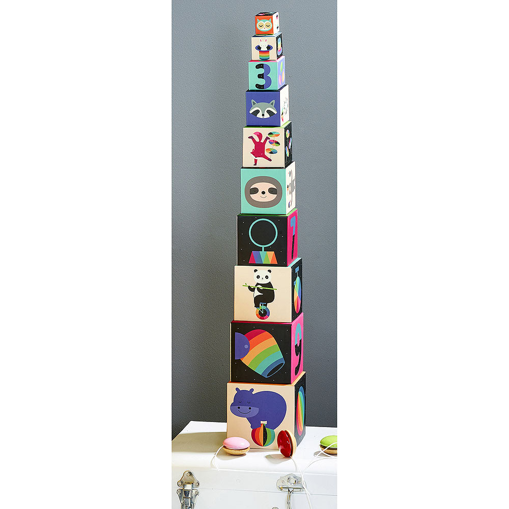 VILAC stapeltoren regenboog 1 jr+
