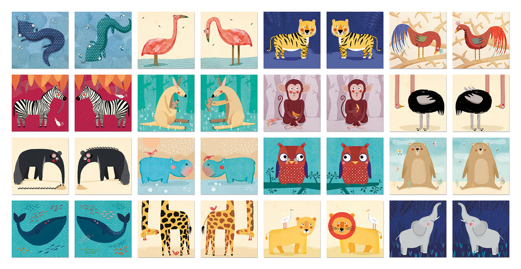 LONDJI wild animals memo 3 jr+ DI016U