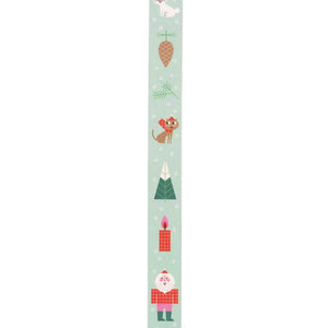 Washi tape Xmas mint 10 mtr