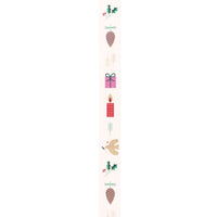 Washi tape Xmas wit 10 mtr