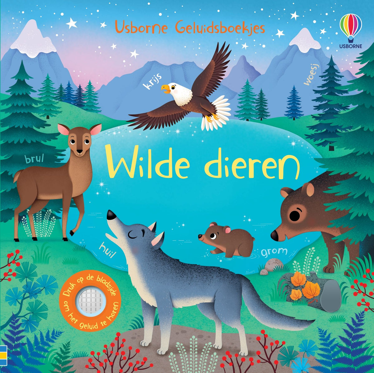 Wilde dieren - geluidenboek 6 mnd+