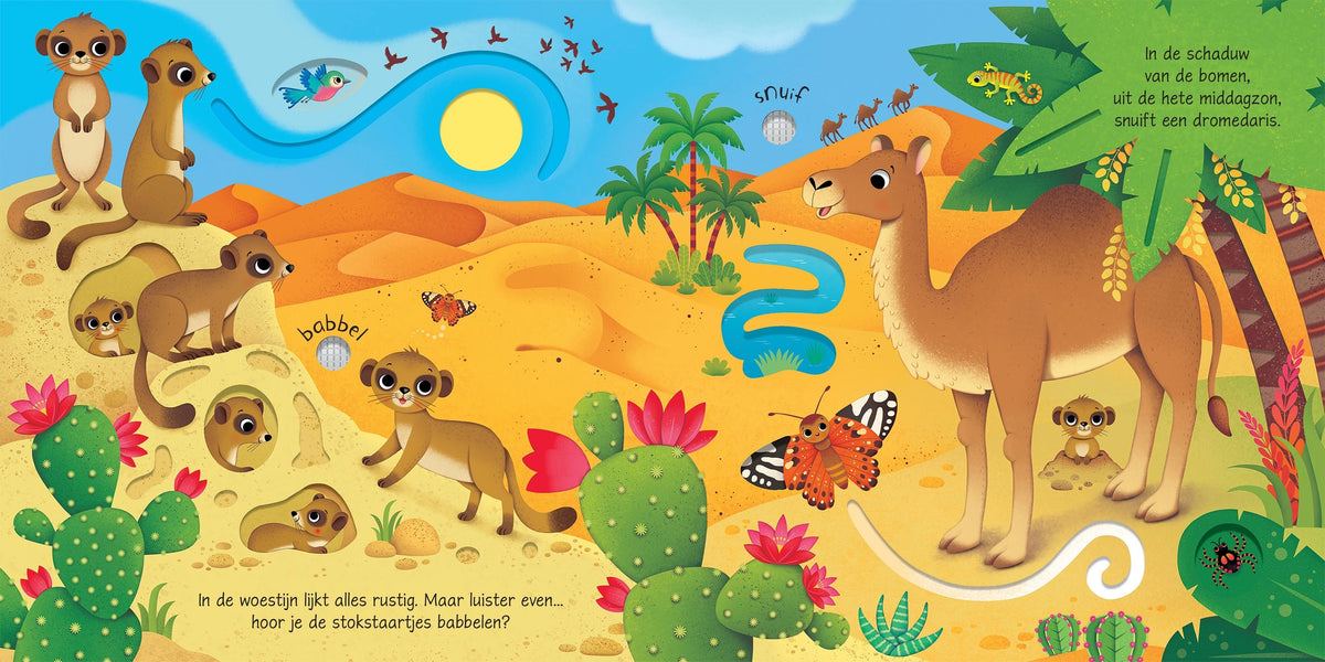 Wilde dieren - geluidenboek 6 mnd+