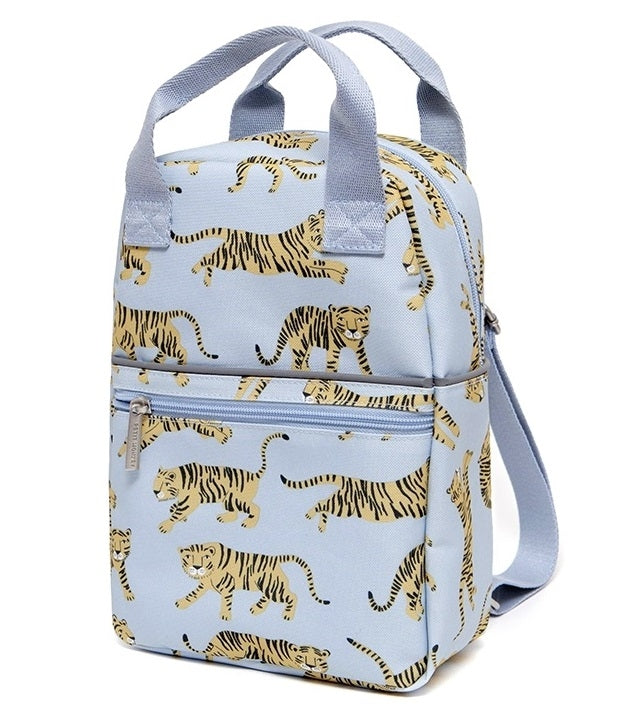 Petit Monkey kinderrugzak tijger grijs S