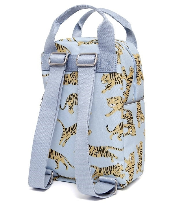 Petit Monkey kinderrugzak tijger grijs S