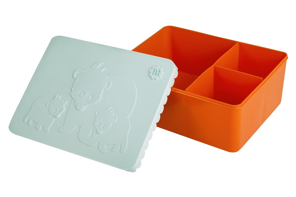 BLAFRE lunchbox ijsbeer oranje blauw kopen