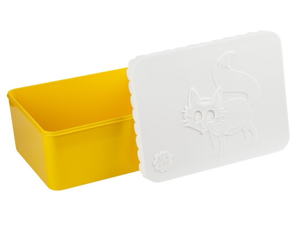 BLAFRE lunchbox S vos geel wit