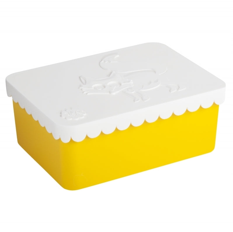 BLAFRE lunchbox S vos geel wit