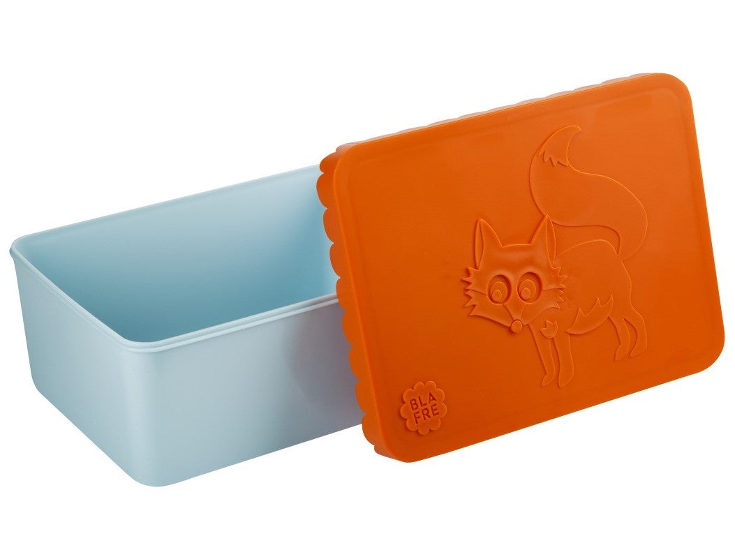 BLAFRE lunchbox S vos blauw oranje kopen