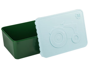 BLAFRE lunchbox S traktor donkergroen blauw