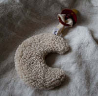 Dappermaentje speendoekje maan teddy koffie