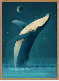 Dieter Braun poster humpback whale 50 x 70 cm