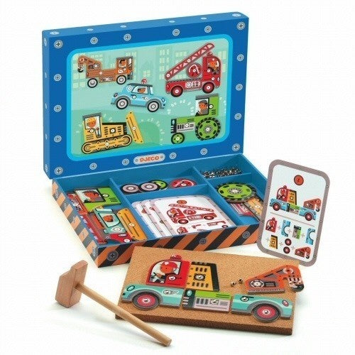 DJECO hamertje tik voertuigen 4 jr+